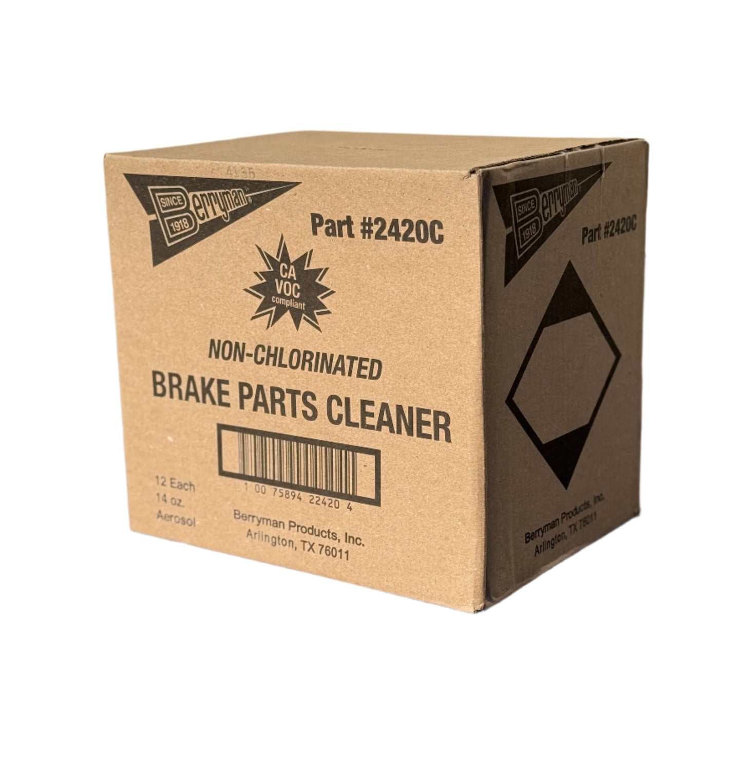 Berryman 2420C 12-Pack Brake Parts Cleaner