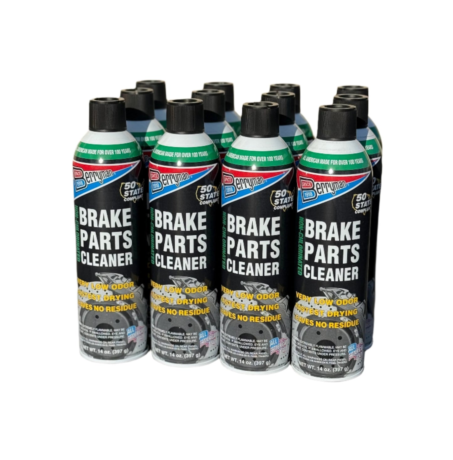 Berryman 2420C 12-Pack Brake Parts Cleaner